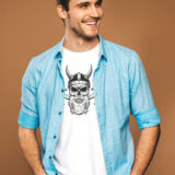 Premium Wear Men's Printed Poly Blend Slim Fit T-Shirt